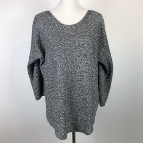 New York & Company Sweaters - New York & Co • Grey and Silver Knit Sweater